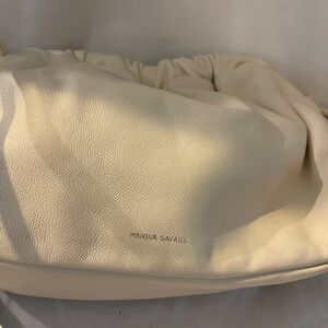 Mansur Gavriel Cream Clutch